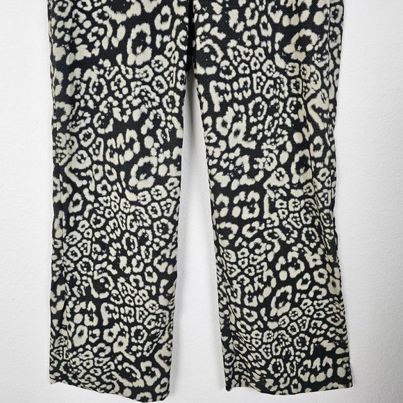 Joe Fresh Pants Womens Grey Beige Wide Cut Loose Pockets Size L - Picture 3 of 9